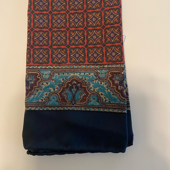 Sulka Mens Silk Scarf - Picture 4 of 5